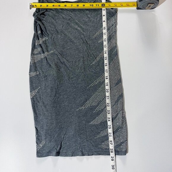 Express women's spaghetti strap gray pullover dress with sequin design size sm - Picture 3 of 6